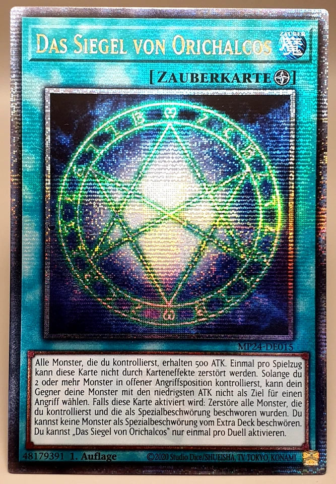 Das Siegel von Orichalcos Century Rare Neu! 1. Auflage Yugioh Deutsch MP24-015 - Bild 1 von 2