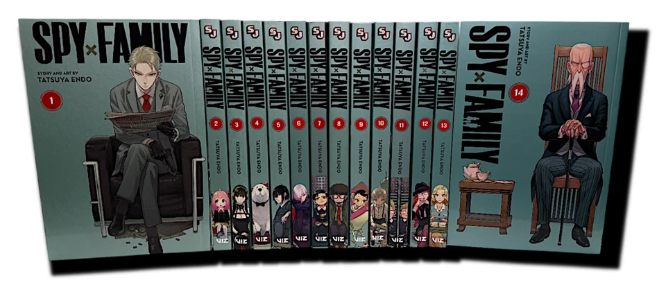 Spy X Family Volumes 1-14 Complete Manga Set BRAND NEW English Official Viz - Image 1 of 1