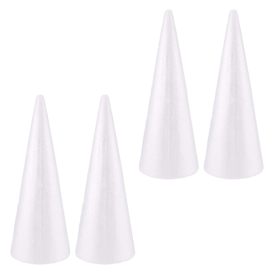 Coni nel Schiuma per Lavori DIY, Materiale Artistico nel Polistirolo Bianca1828 - Image 1 of 1