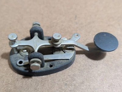 Speed-X Morse Code Key – E.F. Johnson – Vintage Telegraph Straight Key - Image 1 of 4