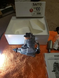 Saito Engine - Saito FA-100  four stroke engine - New RC Motor  - Picture 1 of 17