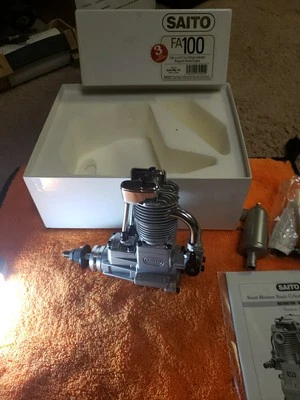 Saito Engine - Saito FA-100  four stroke engine - New RC Motor  - Image 1 of 4