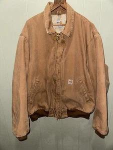Carhartt FR Jacket Flame Resistant FRJ195 Quilt Lined Canvas HRC 4 Men’s Large - Picture 1 of 6