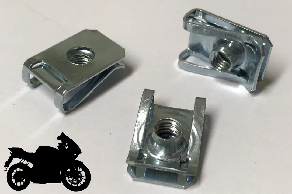 10x Gas Gas Pro Ossa Trials Airbox Telaio Serbatoio Sedile Molla Guglia U Dado Clip M6