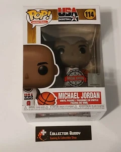 Funko Pop! Basketball 114 Michael Jordan 1992 Team USA White Special Edition Pop - Foto 1 di 1