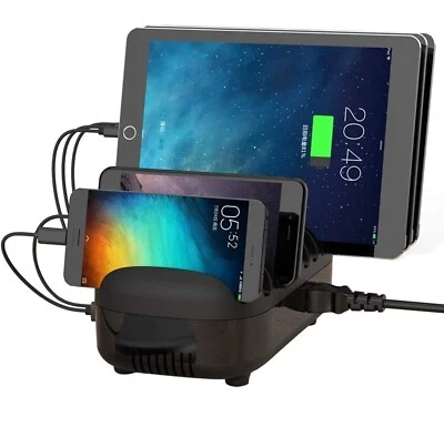 Caricabatterie Smart ORICO 5x USB caricatore Stazione di ricarica universale - Immagine 1 di 4