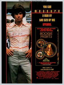 Boogie Nights Mark Wahlberg Movie Promo 1998 Full Page Print Advertisement - Bild 1 von 4
