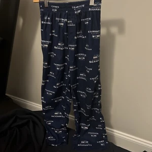 Team apparel boys youth Seattle Seahawks NFL pajama Lounge Pant sz S small 8 GUC - Picture 1 of 12