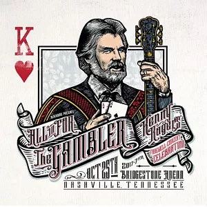 Kenny Rogers Gambler Iron On Transfer For T-Shirt & Other Light Color Fabrics #1 - Picture 1 of 4