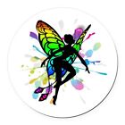 RAINBOW FAIRY BUTTERFLY Charm FREE Sterling Silver 925 Plated 20" Necklace LGBT