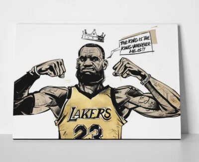 Póster o lienzo Lebron James Flex Foto 1 de 4