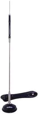 HUSTLER RTM 25in MAGNETIC MAGNET MOUNT CENTER LOADED CB RADIO ANTENNA w/ COAX - Image 1 of 4