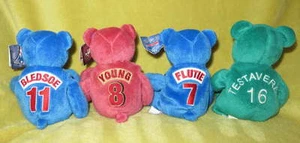 Lote De Colección FÚTBOL Coleccionable Joven Flutie Testaverde Bledsoe NFL Oso Limpio - Imagen 1 de 2