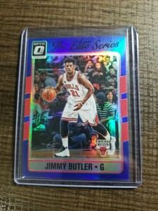 2016-17 Panini Donruss Optic The Elite Series Blue Prizm #23/49 Jimmy Butler #16