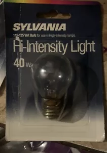 SYLVANIA HI-INTENSITY LIGHT BULB 40W S11 40S11N - Picture 1 of 2