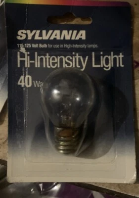 SYLVANIA HI-INTENSITY LIGHT BULB 40W S11 40S11N - Image 1 of 2