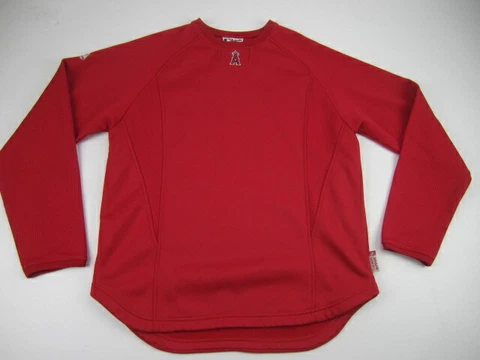 Boys XL Anaheim Los Angeles Angels Majestic Therma Base sweater Cover