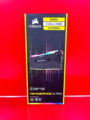 Corsair Vengeance Pro 8GB PC4-25600 DDR4 SDRAM DIMM CMW8GX4M1E3200C16 ✅❤️️✅❤️ - Image 1 of 3