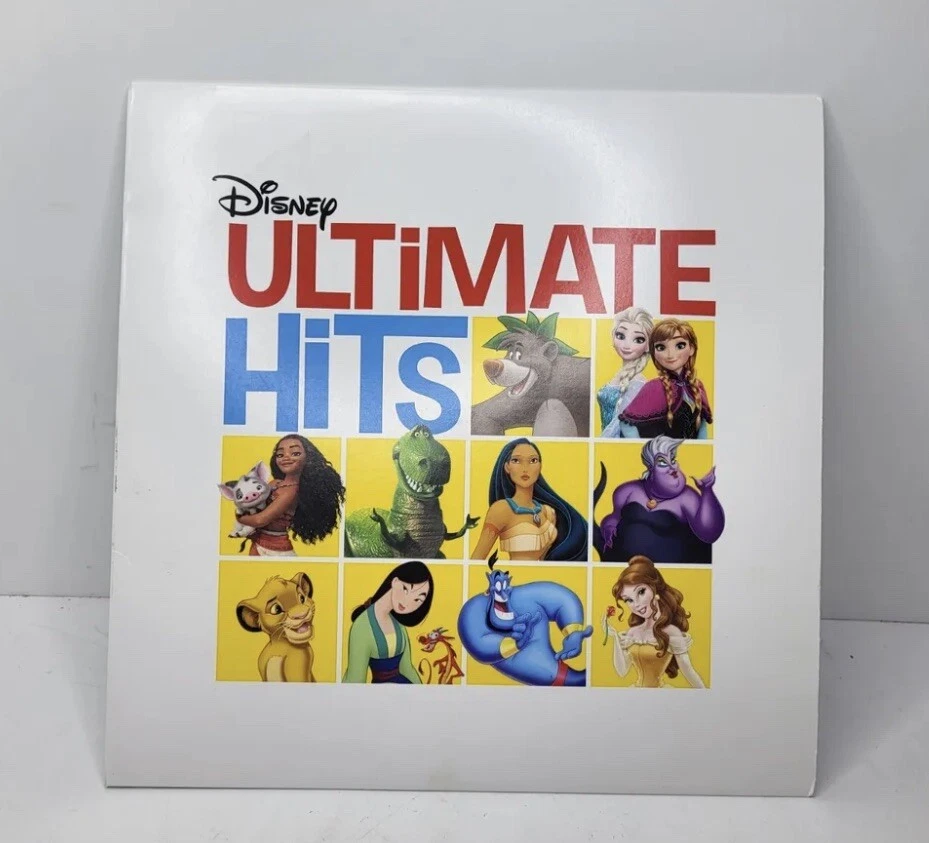 Disney Ultimate Hits Translucent Yellow Vinyl Walmart LP Record 2018