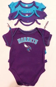 Charlotte Hornets One Piece, mono 3-6,6-9,12 meses, enredadera, traje - Imagen 1 de 5