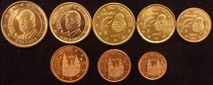 Spanien 8 Euro Kursmünzensatz 2000 Stempelglanz (#2005) - Bild 1 von 2