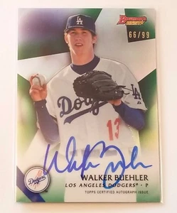 WALKER BUEHLER 2015 Bowman's Best Green Refractor rookie auto # 66/99 - Picture 1 of 2