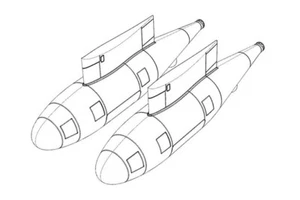 Brengun BRL72223 - 1:72 Refueling pod KC-130J (2pcs) - Neu - Bild 1 von 1
