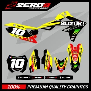 Kit de Gráficos Personalizado MX: SUZUKI RM RMZ 125 - 450 - ENERGÍA VERDE - Imagen 1 de 6