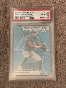 2020 Mosaic Tua Tagovailoa NFL Debut Blue Florescent 15/15 PSA 10 eBay 1/1 Pop 4 - Bild 1 von 2