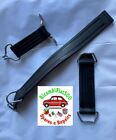CLASSIC FIAT 500 SPARE WHEEL REAR SEAT AND CAR JACK RUBBER STRAP SET BRAND NEW