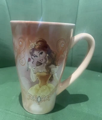 Disney Store Belle Yellow Tall Mug Coffee Cup Official Beauty & Beast Princess - Image 1 of 4
