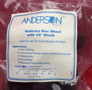 10 Anderson Products Anderlex Disc Wheel with 1/4” Shank 3x1 - Picture 1 of 6