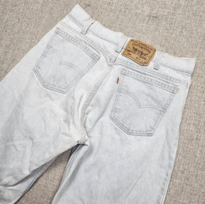 Vintage Levi's 550 Orange Tab Denim Jeans USA 32x30 Relaxed Fit Tapered Leg - Picture 1 of 9