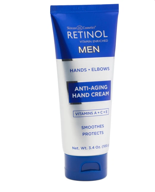 Retinol Hand Cream For MEN Sealed Hands Elbows Anti-Aging 3.4oz - Image 1 of 1