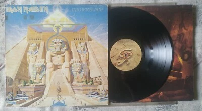 IRON MAIDEN - POWERSLAVE - LP 1984 (C/V - VG++/EX-) Rare Italy Press Heavy Metal - Immagine 1 di 4