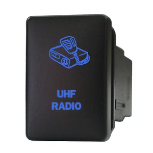Radio UHF 991B Interruptor de empuje 12V OEM Repuesto para Toyota Tacoma LED AZUL - Imagen 1 de 1