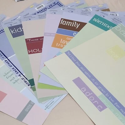 NUEVO Lote 10 escalas MME Transparencia 12x12 color claro niños familia amor vacaciones Foto 1 de 4