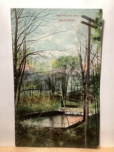 West mount Park: Montreal - Vintage Postcard - Imagen 1 de 3