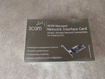 3COM 3C905CX-TX-M 10/100 MBPS MANAGED NETWORK INTERFACE CARD - Image 1 of 4
