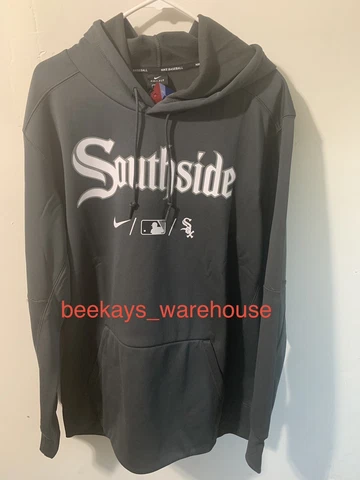 2021 Chicago White Sox Nike Anthracite City Connect Therma Pullover Hoodie XL Cover