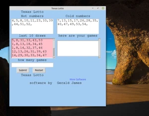Texas Lotto Lottery Numbers software DVD for Windows 7 & 8 & 10 - Picture 1 of 3