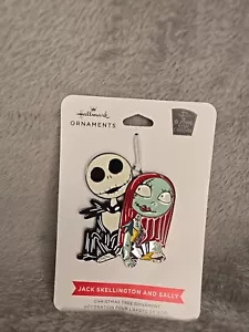 Hallmark Ornaments 2023 Nightmare Before Christmas JACK & SALLY Baumschmuck - Bild 1 von 2
