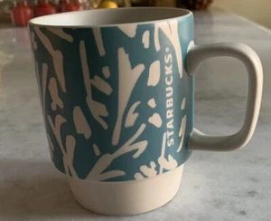 Starbucks 2016 Thai Bamboo Mug NWT Blue & White Stackable - Imagen 1 de 4