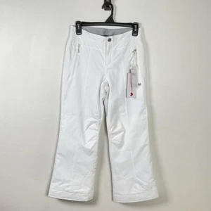 Obermeyer Girls' Brooke Snow Pants White Size Teen Medium (10-12) NWT - Picture 1 of 16