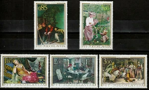 Yugoslavia 1257-61 **. Arte/pintura - Imagen 1 de 1