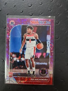 2020 NBA Hoops Premium Stock Rui Hachimura lila Disco Rookie - Bild 1 von 2