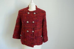 ETRO Tweed Mantel Jacke D38 IT44 bildschön & sehr edel aktuell Wolle neuwertig - Bild 1 von 5