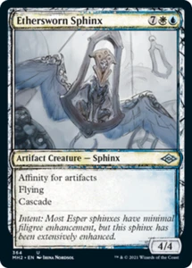 ETHERSWORN SPHINX x4 ~mtg Casi nuevo-m Modern Horizons 2 Unc SHOWCASE Boceto - Imagen 1 de 1