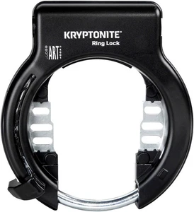 Kryptonite Ring Wheel Lock Black Includes Flexible Mount Non-Key Retaining - Picture 1 of 4