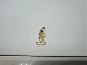 14K Yellow Gold Tweety Bird Charm Pendant Warner Bros. Michael Anthony - Picture 1 of 13